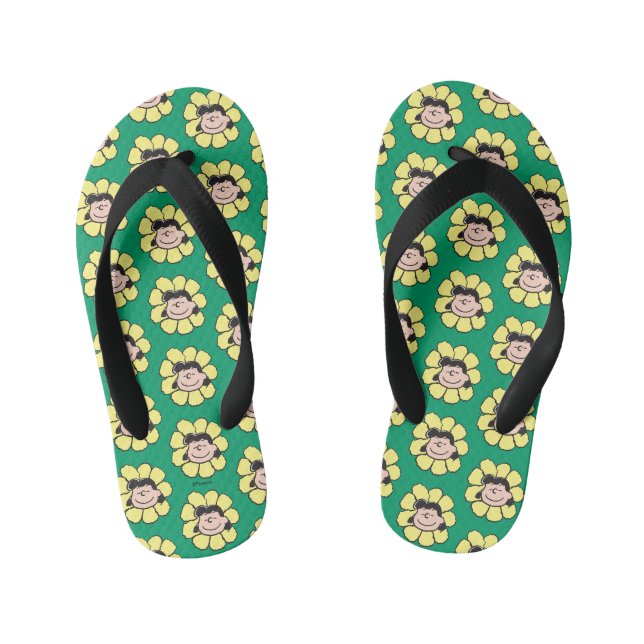 Tongs Enfants cacahuètes | Lucy Flower (Semelle)