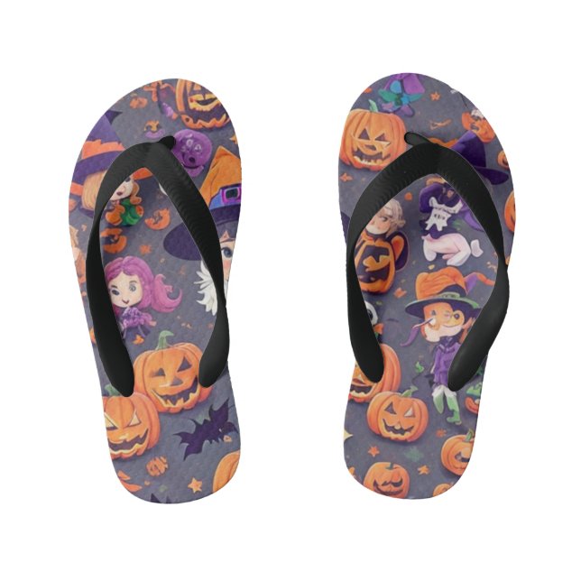 Tongs Enfants Caractères Halloween (Semelle)