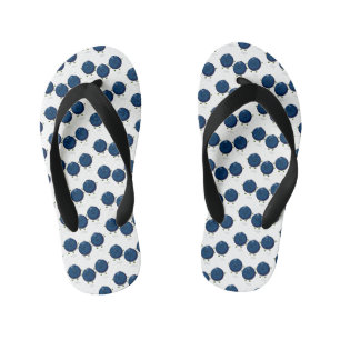 Tongs Enfants Caricature mignonne de bleuets violets