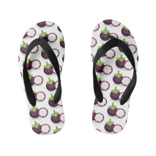 Tongs Enfants Caricature mignonne mauve mangouste