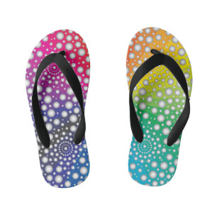 Tongs Enfants Cercles Mandala 2