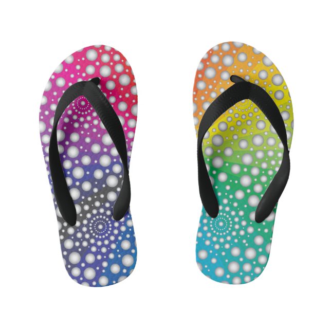 Tongs Enfants Cercles Mandala 2 (Semelle)