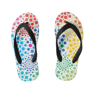Tongs Enfants Cercles Mandala 3
