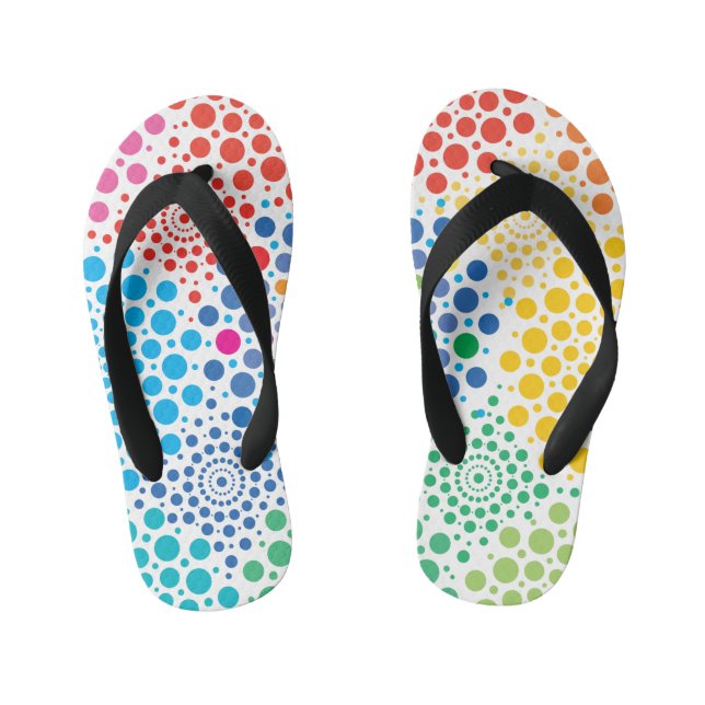 Tongs Enfants Cercles Mandala 3 (Semelle)