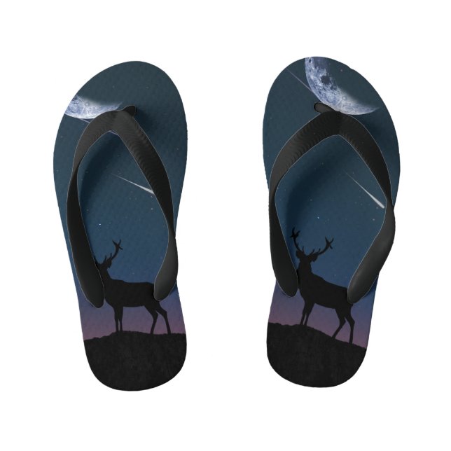 Tongs Enfants cerf au clair de lune (Semelle)