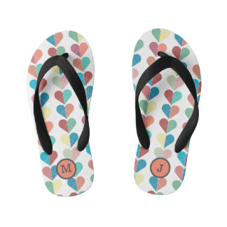 Tongs Enfants Chaîne de Coeurs