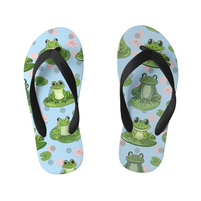 Tongs Enfants Charmante Frog et Toad Pond Party (Semelle)