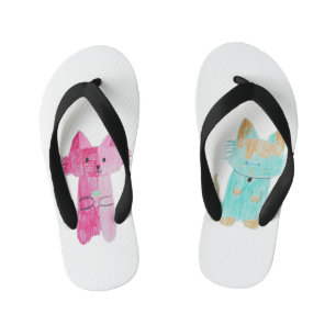 Tongs Enfants chat