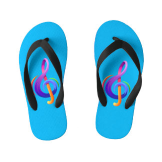 Tongs Enfants Chaussons musicaux pour les amateurs de musique