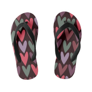 Tongs Enfants Coeurs 6