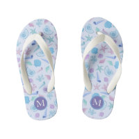 Coquille de la mer gelée moderne Pastel Monogram