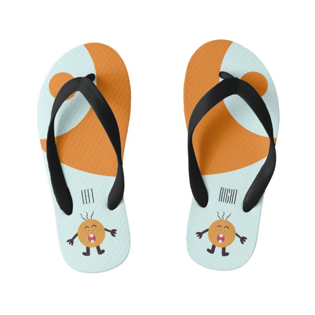 Tongs Enfants Corps orange criant (Semelle)
