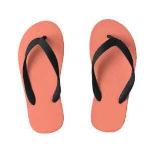 Tongs Enfants Couleur Printemps Été Rose Pêche