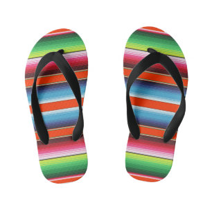 Tongs Enfants Couverture mexicaine traditionnelle de la Fiesta S