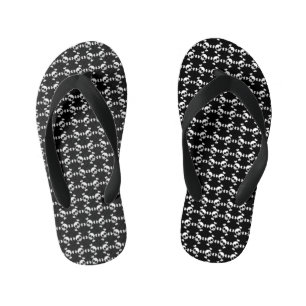 Tongs Enfants Crâne et os croisés
