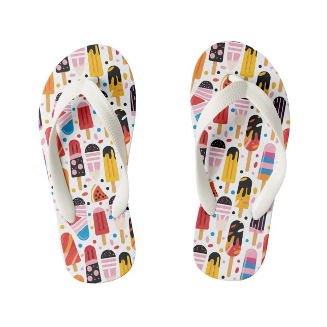 Tongs Enfants Crème glacée pour filles mignonnes (Semelle)