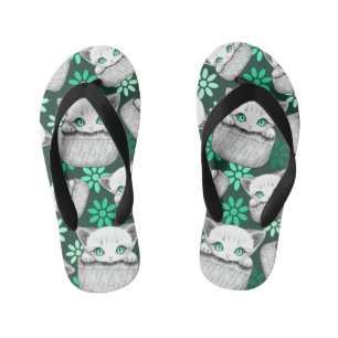 Tongs Enfants Cute de chat et pointe joueuse à partir d'une poch