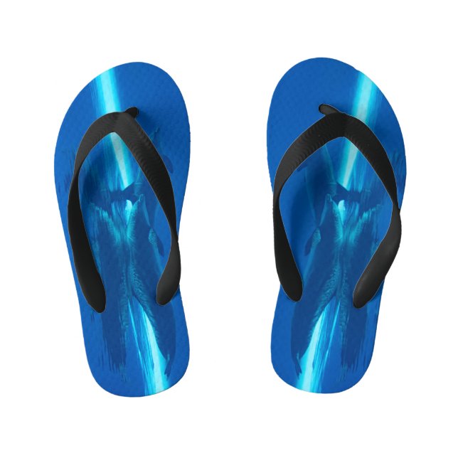 Tongs Enfants Dauphins et réflexions (Semelle)
