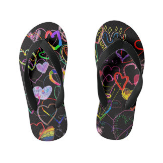 Tongs Enfants Défaillances de coeur de 2e année