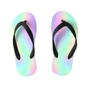 Tongs Enfants Dégradé arc-en-ciel tourbillonnant