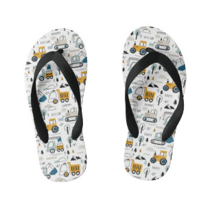 Tongs Enfants Déplaçons le Motif de véhicule