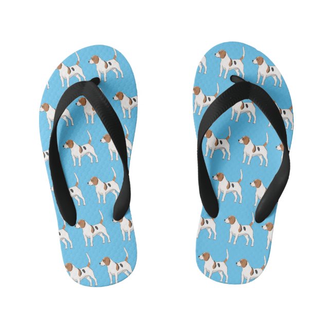 Tongs Enfants dessin animé de chien beagle (Semelle)