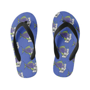 Tongs Enfants Dessin animé drôle de baudroie