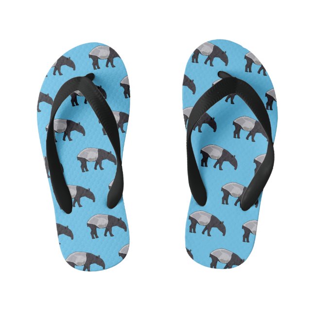 Tongs Enfants Dessin sur Tapir (Semelle)