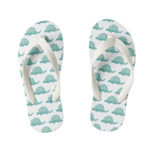 Tongs Enfants Dinosaur Stegosaurus Motif