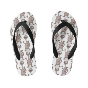 Tongs Enfants Drôle dessin animé en toile
