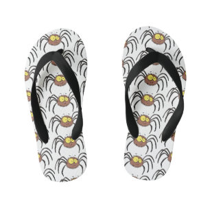 Tongs Enfants Drôle mignon dessin animé d'araignée moelleuse