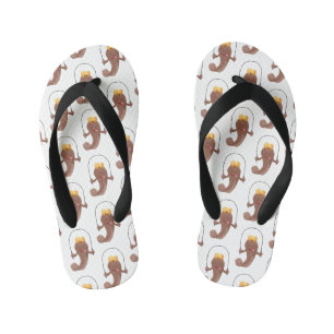 Tongs Enfants Drôle sauter boudskipper poisson dessin animé