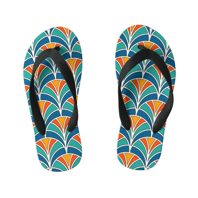 Tongs Enfants Échelle de poisson : asiatique traditionnel (Semelle)