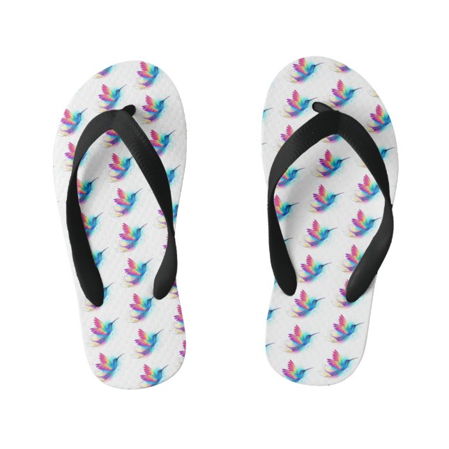Tongs Enfants Exotic Rainbow Hummingbird (Semelle)