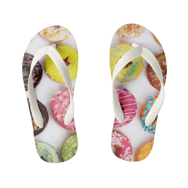 Tongs Enfants Feuilles à feuilles de Donut pour enfants (Semelle)