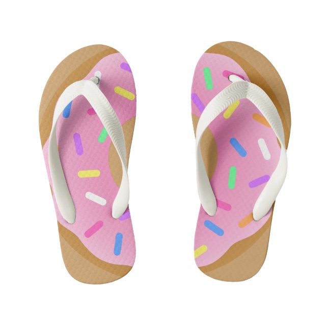 Tongs Enfants Feuilles à feutre de Donut (Semelle)