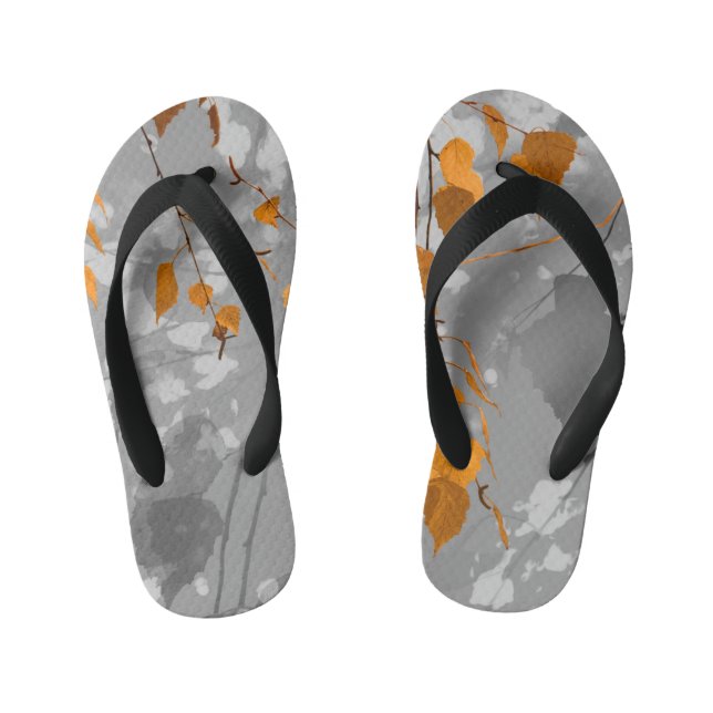Tongs Enfants Feuilles d'automne (Semelle)