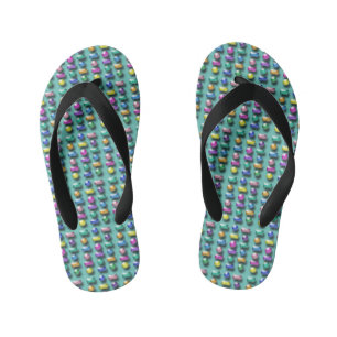 Tongs Enfants Feuilles de retournement - Formes géométriques dan