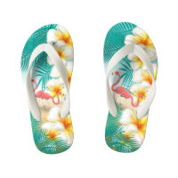 Flamants roses sur une plage tropicale Turquoise
