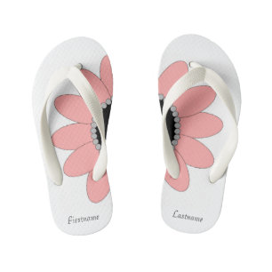 Tongs Enfants Flambées en fleurs - Personnaliser