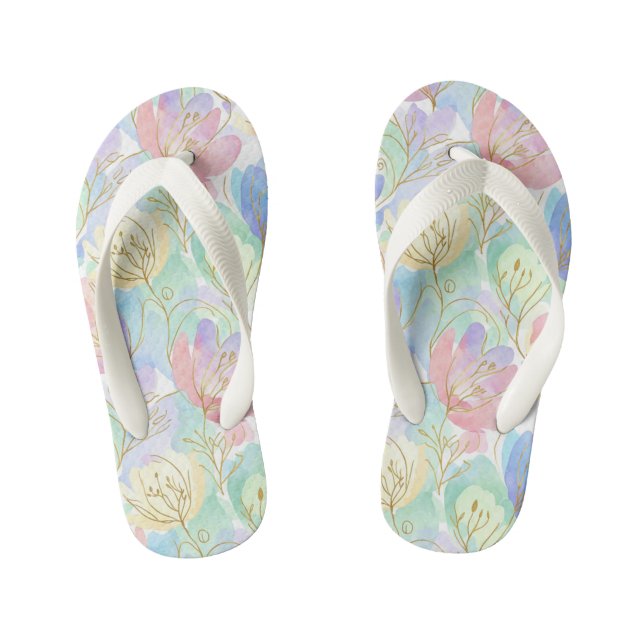 Tongs Enfants Fleurs (Semelle)