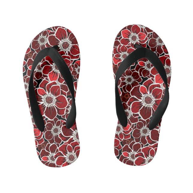 Tongs Enfants Fleurs Mandala 4 (Semelle)