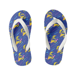 Tongs Enfants Forever Batman Bat Signal Pattern