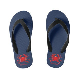 Tongs Enfants Gros crabe rouge Retour à l'école dortoir Essentia