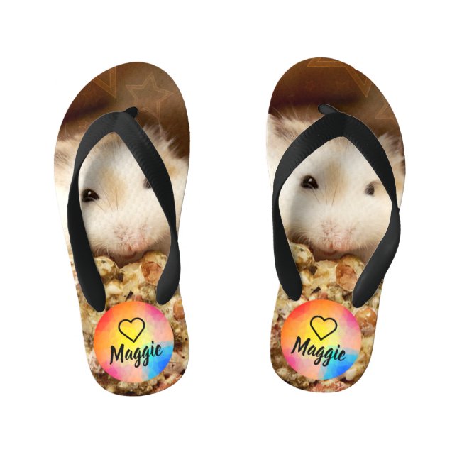 Tongs Enfants HammyVille - Cute Hamster (Semelle)