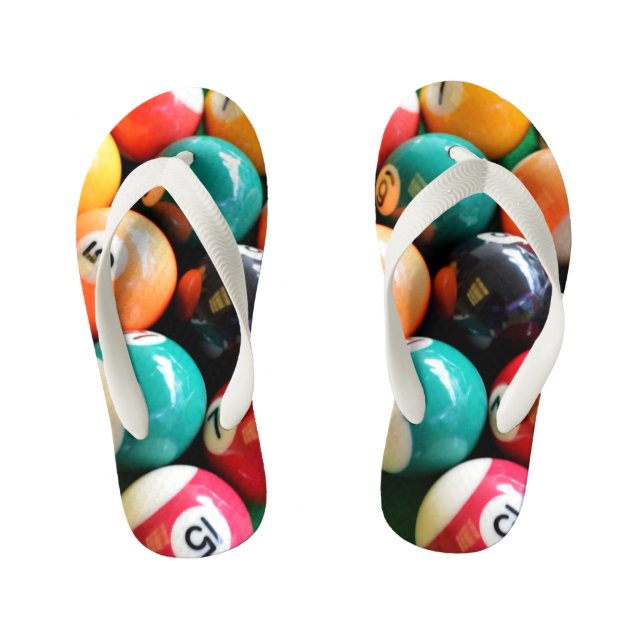 Tongs Enfants Huit-Ball Les Couleurs Traditionnelles, (Semelle)