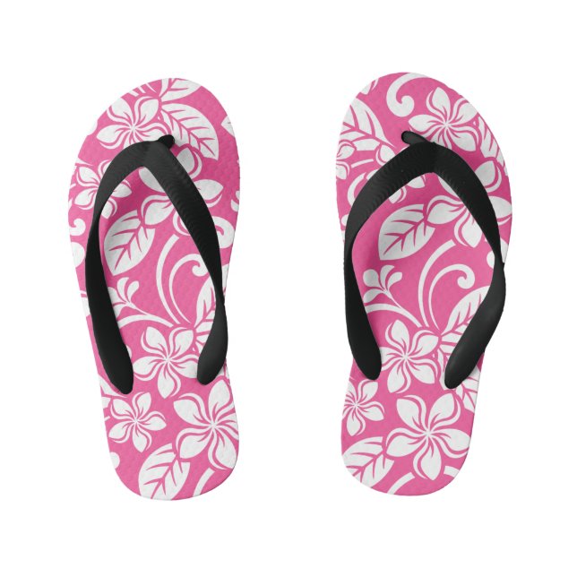 TONGS ENFANTS ÎLE PLUMERIA (ROSE DE WATERMELON) (Semelle)