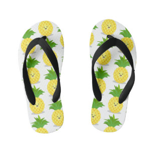 Tongs Enfants Illustration d'ananas mignon