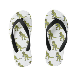 Tongs Enfants Illustration de dinosaure T rex drôle