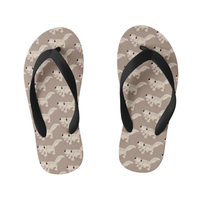 Tongs Enfants Illustration de gecko tan tan mignon (Semelle)